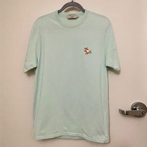 Maison Kitsune - Chillax Fox Patch Classic T-Shirt (mint)